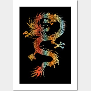 Japanese Dragon Vintage Demon Retro 104 Posters and Art